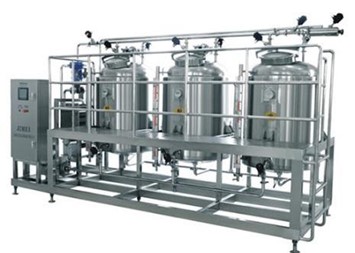 Limpeza CIP com água ozonizada na indústria de alimentos - maquina